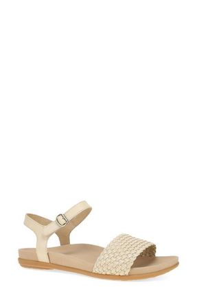 Dansko Jodie Ankle Strap Sandal in Vanilla at Nordstrom, Size 9.5-10Us
