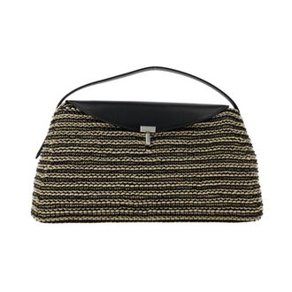 Toteme T-Lock Top Handle Purse - female - Tot&ecirc;Me - Handbags - Black - ONE SIZE - Bags