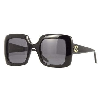 Gucci GG0896S001 Square Full Rim Sunglasses - Black