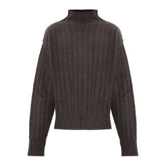 Rick Owens Maglione Dolcevita in Maglia - - Knitwear - Uomo - Grigio - L