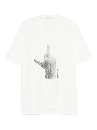 Ih Nom Uh Nit Diamond Glove Hotfix T-shirt - White