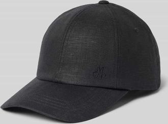 Marc O'Polo Basecap aus reinem Leinen in Black, Gr&ouml;&szlig;e 1