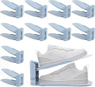 OEM Organizador De Zapatos Ajustable Para Ahorrar Espacio De Forma Eficiente: 10 Compartimentos Antideslizantes Para Zapatos
