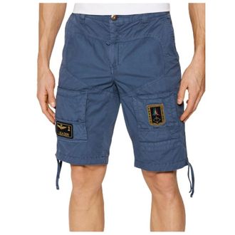 Aeronautica Anti-G Bermuda Shorts - Heren - Korte Broeken - Blauw - XS - Katoen - Korte Broeken