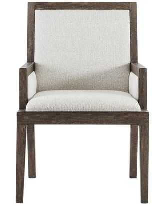 Bernhardt Outline Wooden Frame Arm Chair