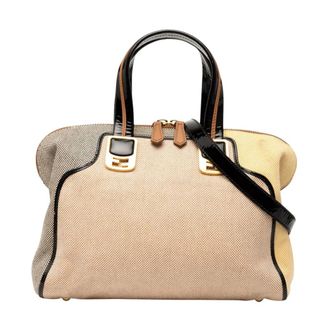 Fendi Pre-owned Top Handle Bag - Dames - Vintage Handtas - Bruin - ONE Size - Vintage