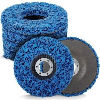 OEM Discos De Pulido De Fibra De Nailon, Paquete De 10 Discos Decapantes Para Amoladoras Angulares, 115 Mm (4,5 Pulgadas), Para Eliminar Pintura, &Oacute;xido, S