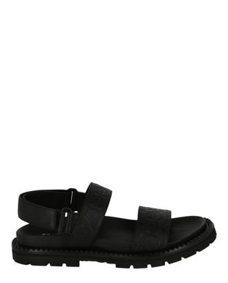 Ferragamo Notorius Leather Gancini Strap Sandals