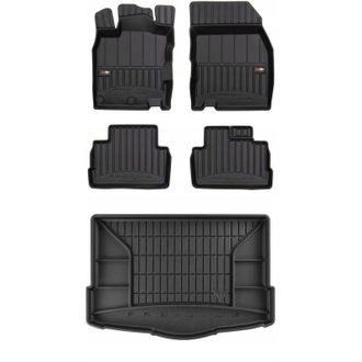 OEM Set Alfombrillas Goma 3d Nissan Qashqai 2 2013-2021 D