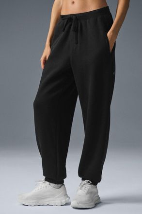 Alo | Triumph Restore Sweatpant in Black, Size: Medium