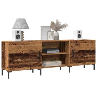 Berkfield Home TV Cabinet Old Wood 150x30x50 cm Engineered Wood in Brown | Size: 150 x 30 x 50 cm