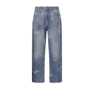Emporio Armani Heren, Jeans, Blauw, Maat: W31 Denim