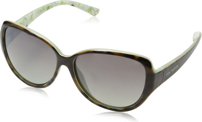 London Womens Shay Sunglasses, Tort/Mint, 7 1 4 UK