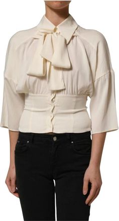 Dolce & Gabbana Donna, Camicette, Bianco, S, new