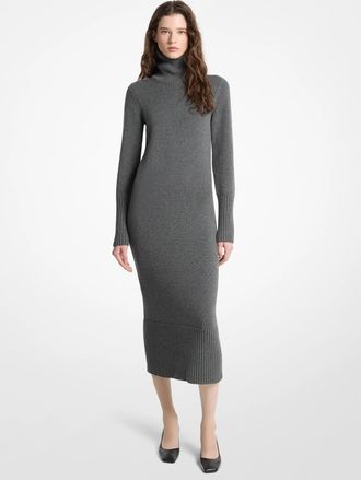 Michael Kors Wool Turtleneck Dress