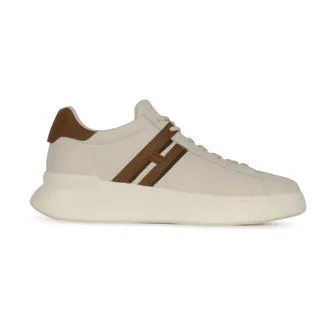 Hogan H580 Allacciato H Profilo - male - Hogan - Sneakers - Beige - 8 1/2 UK - Shoes