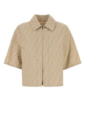 ジャケット FENDI Light-Pink Cotton Blend K-Way Fendi Light-pink cotton blend k-way from $1,515.00 - on Stylight