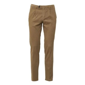 BRIGLIA 1949 Chino broek - Heren - Broeken - Beige - Maat: 3XL Zijde