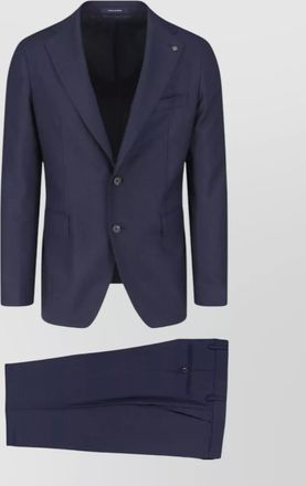 Tagliatore virgin wool single-breasted suit
