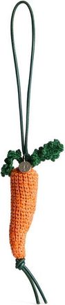 J.W.Anderson Crocheted Carrot Mercerized Cotton Bag Charm in Orange at Nordstrom