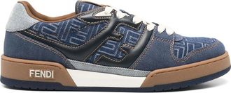 Fendi Match Leather Sneakers