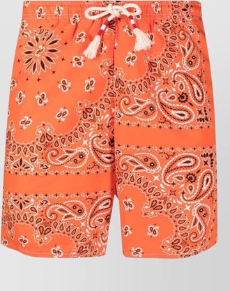MC2 Saint Barth bandana print swim shorts tassel detail
