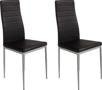 HOME AFFAIRE Esszimmerstuhl »Pluto« (Set) 2 Stk.Bezug in Kunstleder