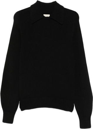 Khaite Jackson Collared Raglan-sleeve Sweater