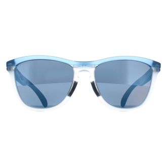 Oakley Square Mens Transparent Stonewash Prizm Deep Water Polarized Frogskins Range - Blue - One Size