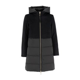 Duno Dames, Mantels, Zwart, Maat: M Wol