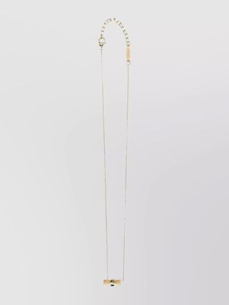 Ferragamo bow detail chain necklace adjustable length