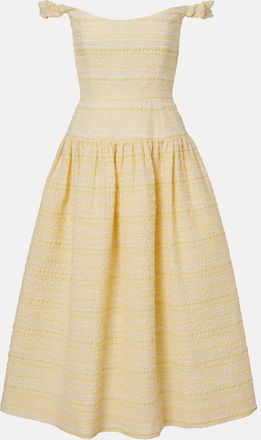 Markarian Georgie cotton-blend organza midi dress