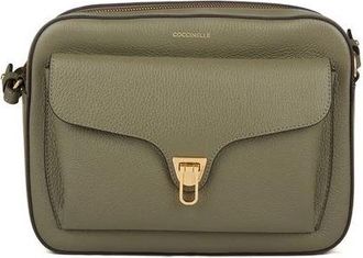 Coccinelle Beat Soft Handtas - Dames - Schoudertassen - Groen - ONE Size - Katoen - Tassen