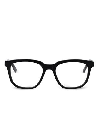 Alexander McQueen Eyewear AM0539O glasses - women - Recycled Acetate - 52 - Black