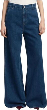 Replay Denim Jeans met Meeuw Stiksels - Dames - Loose Fit Jeans - Blauw - W25 - Denim - Jeans