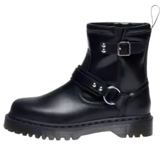 Dr. Martens Anistone Harness Orleans Biker Boots Black 42583001