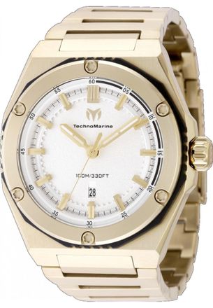 Technomarine TM-416077 Mens Coral Legacy Watch - Gold - One Size