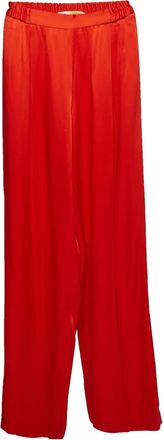 Stella McCartney Pantaloni con vita elasticizzata - Rosso