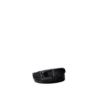 Calvin Klein Belts, male, White, Size: 120 CM Square Buckle 32mm Rev/Adj