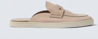 Christian Louboutin Chanme leather mules