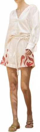 Andres Otalora Amatista Blouse In Ivory