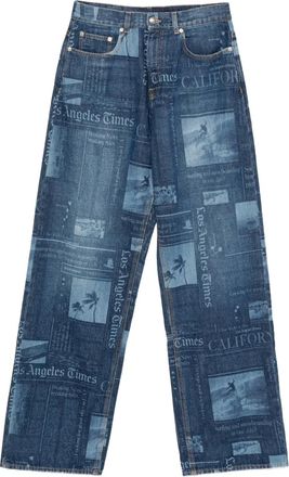 Palm Angels Jeans in cotone - Blu