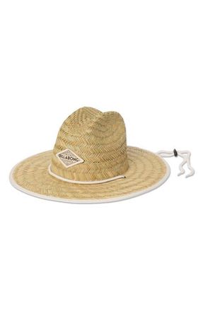 Billabong Tipton Woven Straw Sun Hat in Salt Crystal at Nordstrom