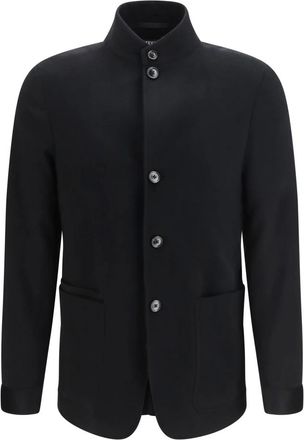 Ermenegildo Zegna Giacca Il Conte Oasi Cashmere - - Jackets - Uomo - Nero - S