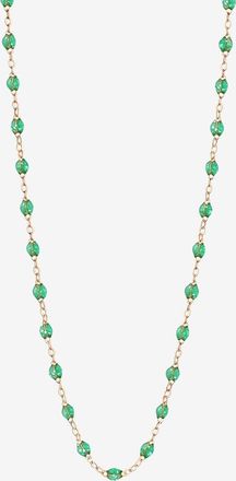 Gigi Clozeau Halskette aus Roségold und Harz Classique Gigi Menthe