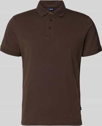Joop Regular Fit Poloshirt mit Knopfleiste Modell Carlosjuan in Schoko, Gr&ouml;&szlig;e XXXL