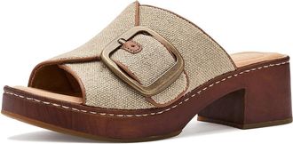 Born Bangle Womens Shoes Natural/Natural/Jute : 11 M (B), Leather
