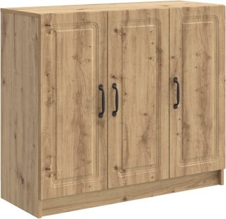 vidaXL Aparador Roble Artisan 89 X 34,5 X 77 Cm Madera De Ingenier&iacute;a Vidaxl