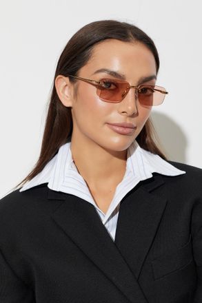 Dior SU4 Sunglasses, Unisex, Gold