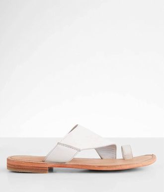 Free People Womens Sant Antoni Leather Sandal In Popcorn